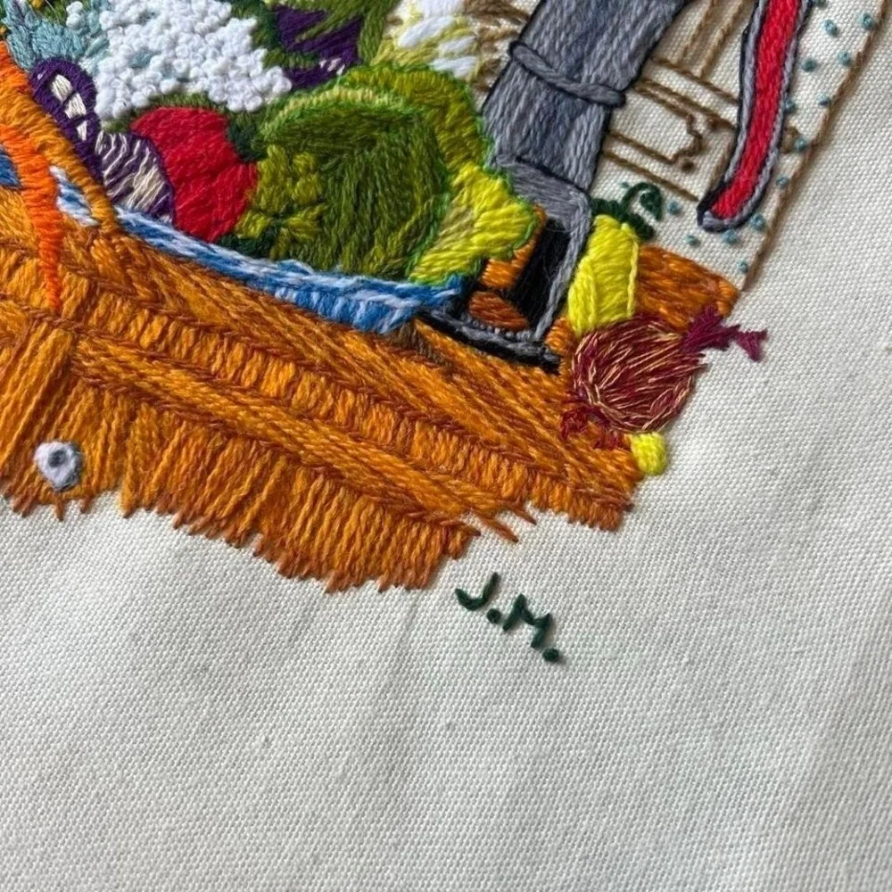 VTG 81' Paragon Stitchery Crewel Embroidery 